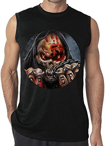 MaryMShea Five Finger Death Punch Mens Vest Design Sleeveless T Shirts Tshirts Boys Tank Tops