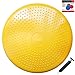 Air Stability Wobble Cushion, 35cm/14in Diameter, Balance Disc, Pump Included gold