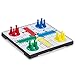 Yellow Mountain Imports Ludo Magnetic Folding Pocket-Size Travel Board Game Set - 6.5 Inches