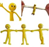 SHATCHI 30 Yellow Stretchy Men Party Bag Fillers Kids Gifts Unisex view 3