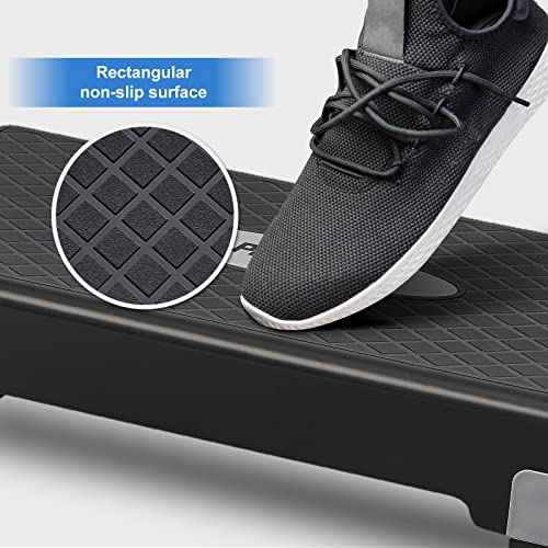 PITHAGE Step Up Exercise Platform Adjustable Step Platforms for Workout