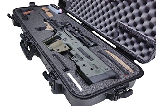 Case Club Pre-Cut FNH PS90, IWI Tavor, Kriss Vector, Berreta CX4 Storm, Kel Tec RFB, DT SRS-A1 Covert, Steyr AUG Pre-Made Waterproof Rifle Case with Accessory Box & Silica Gel to Help Prevent Gun Rust - Thumbnail 3