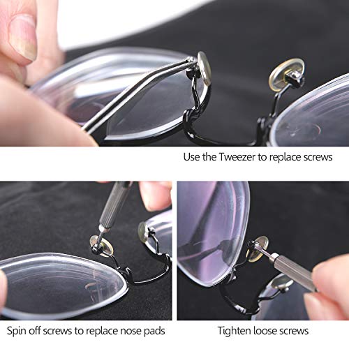 image for HQMaster 1000Pcs Eyeglasses Sunglass Spectacles Tiny Screws Nut Assort