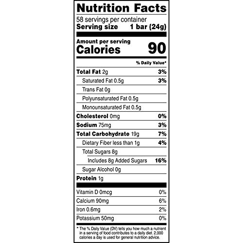 QUAKER CHEWY GRANOLA BARS, S’MORES, 58 COUNT