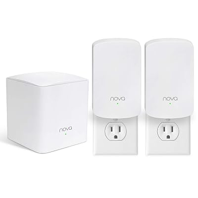 Tenda Nova Whole Home Mesh WiFi System - Replaces Gigabit AC WiFi Router and Extenders, Dual Band, Works with Amazon Alexa, Built for Smart Home, Up