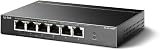 TP-Link TL-SF1006P 6 Port Fast Ethernet PoE Switch 4 PoE+ 67W Plug Play Metal view 2