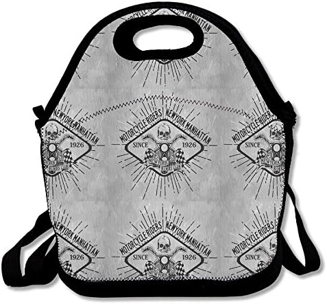 Fashion Cute Portable Multipurpose Bento Lunch Bag,Container For Women, Men, Kids,100% Polyester FiberSkeleton C