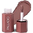 Palladio Liquid Blush for Cheeks & Lips 2-in-1 Makeup Face Blush, Weightless Cream Formula, Smudge Proof Long-Wearing Pigmented Blush, Natural Look Makeup Face Blushes, Dewy Finish, Dusty Rose