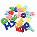 Lumsburry 47pcs Kids Art and Craft Early Learning Painting Sponges Stamper Mini Paint Brushes Kit with 26 English Alphabets Drawing Tools (with Box)
