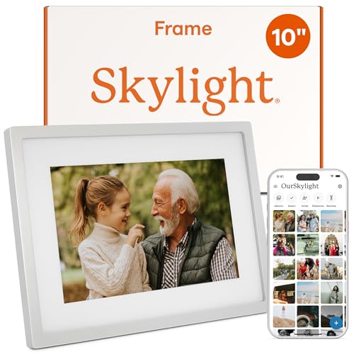 Skylight Digital Picture Frame 10" Silver