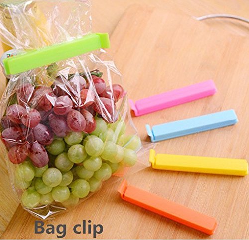 15 Pcs/lot Colored Plastic Bag Clip Plus Size Sealer up for Food Flavoring Trash Pack Kitchen Accessories Novelty Household