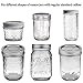 Mason Jar Lights - Adecorty Solar String Lights Warm White Solar Fairy Lights for Garden Patio Yard Christmas Decor, 3 Pack 20 LED Lids Lights Fit for Regular Mouth Jars (Jars Not Included)