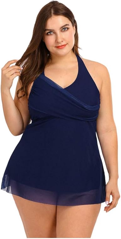 amazon plus size swim dress