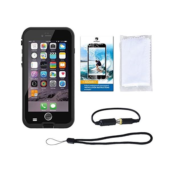 iPhone-66s-Waterproof-CaseFITFORT-Waterproof-Shockproof-Dirtproof-Snowproof-Full-Sealed-Case-or-Cover-for-iPhone-6s647-inchBlack iPhone-66s-Waterproof-CaseFITFORT-Waterproof-Shockproof-Dirtproof-Snowproof-Full-Sealed-Case-or-Cover-for-iPhone-6s647-inchBlack