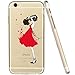 iPhone 6S Case,iPhone 6 Case,FEIKESI iPhone 6/6S Protective Case Soft Flexible TPU Transparent Skin Scratch-Proof Case for iPhone 6/6S(4.7-inch)- Fashion Girl