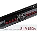 XJW Viewing Angle Universal Car License Plate Frame Mount Rear View Camera, 8 IR LED