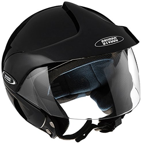 Studds Marshall Half Helmet (Black, XL)