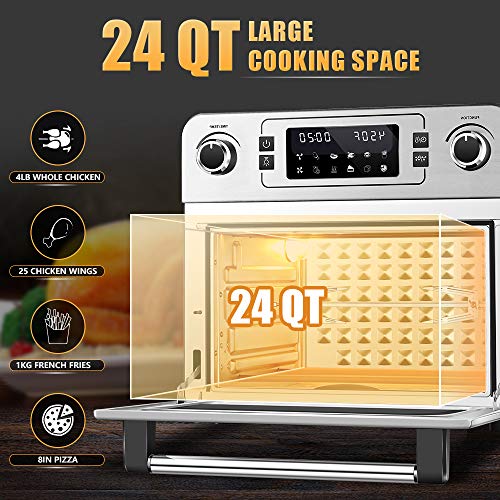Toaster Oven Aobosi Electric Air Fryer Oven Toaster Air Fry Convection Oven Digital Countertop