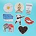 Teen Girls Cute Cartoon Laptop Stickers Car Skateboard Motorcycle Bicycle Luggage Guitar Bike Decal 45pcs Pack
