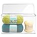 mDesign Art Supplies, Crafts, Crayons and Sewing Organizer - Long, 7