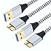 USB 3.0 Cable, Eversame 3 Ft/1M Super Speed USB 3.0 A Male to Micro B External Hard Drive Cable Cord with Gold-Plated Connectors For Galaxy S5, Note 3, Camera and More(2-Pack,White)