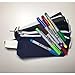 Augbunny Multi-purpose 100% Cotton 12oz Canvas Zipper Pen Pencil Stationery Case bag Cosmetic Makeup Pouch 6-pack