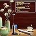 Milk Frother Wand Handheld Electric Whisk Battery Operated Foam Maker Portable Blender Mixer Foamer for Cappuccino Macchiato Coffee Frappe Latte Matcha Hot Chocolate, 2 Whisks Cleaning Brush and Stand