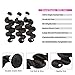 Cheap 8A Virgin Brazilian Hair 3 Bundles Body Wave 14 16 18 inch 100% Unprocessed Human Hair Weave Bundles Remy Hair Extension Nature Black Color For Women