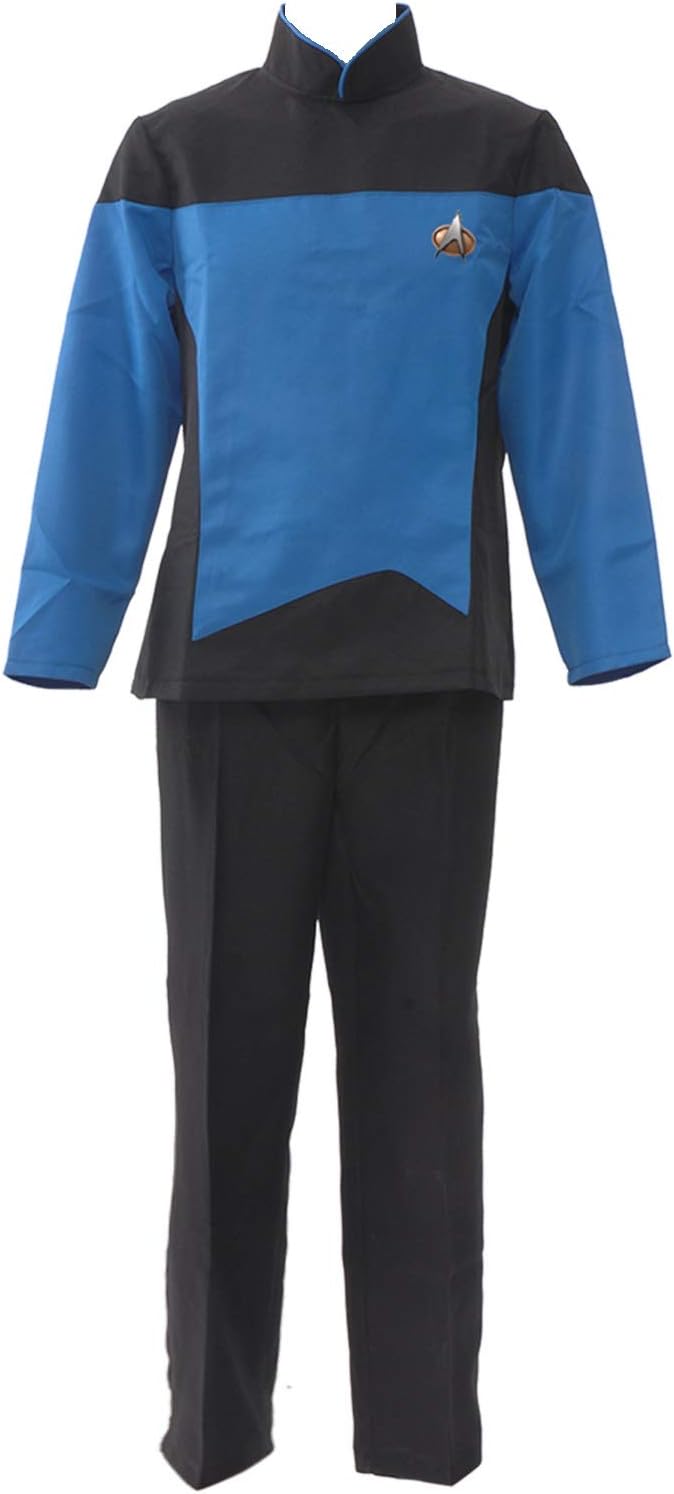 Allten Mens TNG Beverly Pulaski Medical Outfit Uniform Halloween Cosplay Costume