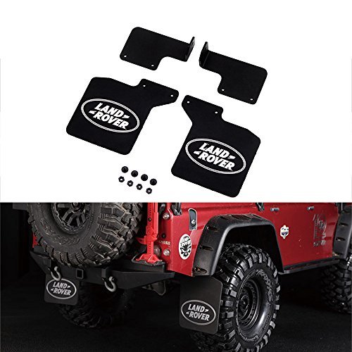 INJORA 2Pcs TRX4 Rear Mud Flaps/Rubber Fender for 1/10 RC Crawler Traxxas Trx-4 Trx 4