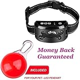 BARK COLLAR LARGE DOG SMALL - [Latest 2018 Version] No Bark Collar Anti Bark Control Device Shock Collar Beep Vibration Harmless Shock Rechargeable Small Medium Large Dog
