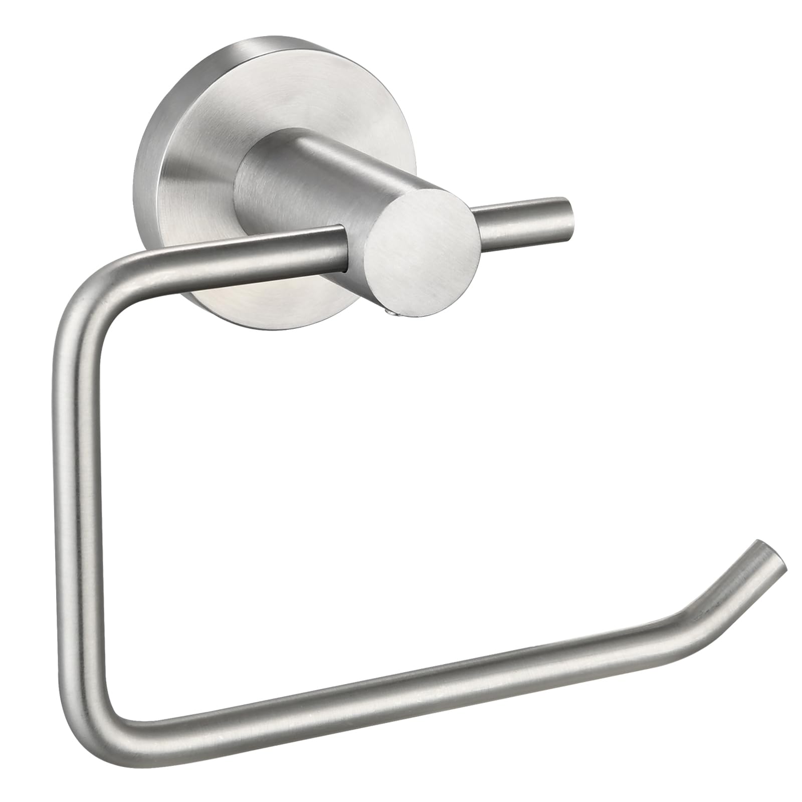 Katezon Toilet Paper Holder, Premium 304 Stainless Steel Rustproof Wall Mounted Toilet Roll Holder for Bathroom, Kitchen, Washroom (Brushed Nickel)