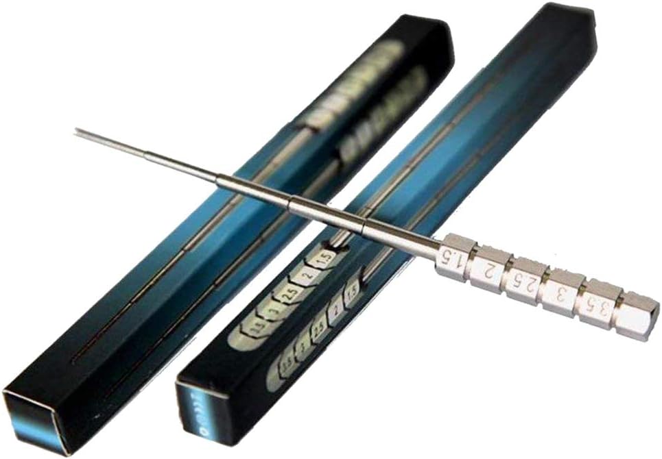 Stainless Steel Coil Jig 2-PACK Electrical Heating Wire Wrapping Tool Micro Coils Resistance Wire Winding Rod DIY 5 Resistance Optional