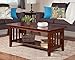 Atlantic Furniture AH15204 Mission Coffee Table, Walnut