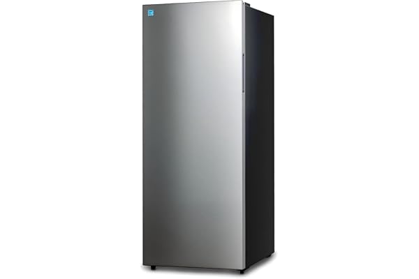 11 Cu. Ft. Convertible Freezer Refrigerator | Upright Freezer with Glass Shelves, Reversible Door, ENERGY STAR rated, Frost Free, Stainless Look