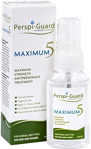 Perspi-Guard Maximum Strength Antiperspirant Spray 30ml for Sweat/Odour Problems Remarkably effective at preventing sweat &amp; eliminating body odour