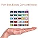 Paxcoo 50 Pcs Bobbins and Sewing Threads with 30 Pcs Sewing Needles, Scissors and 2 Pcs Measuring Tapes for Brother Singer Babylock Janome Kenmore Sewing Machine