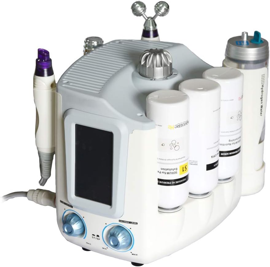 UANGELCARE 3 in 1 Hydrogen Oxygen Water Hydro Facial Oxygen Ultra-Micro Bubble Face Skin Spa Machine