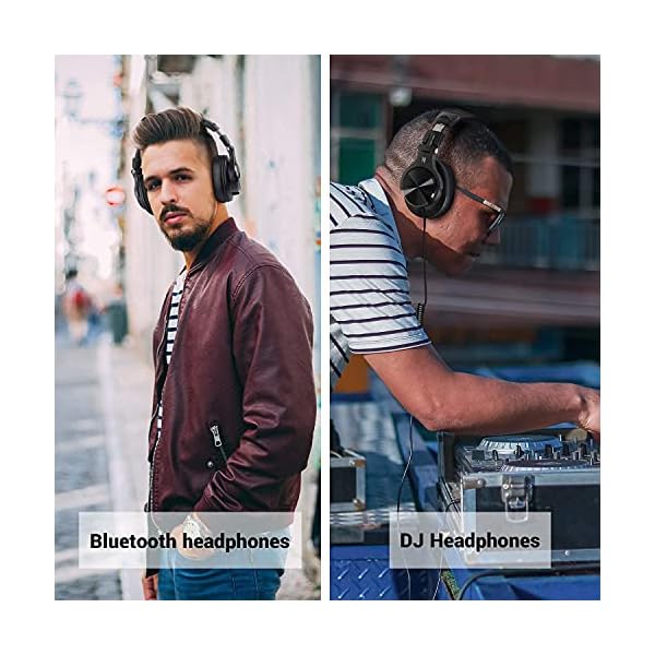 OneOdio-A70-Bluetooth-Headphones-Over-Ear-50-Hrs-Playtime-Stereo-WirelessWired-Headset-with-CVC60-Mic-Professional-Studio-Monitor-Mixing-Headphones-for-TVPCPhone OneOdio A70 Bluetooth Headphones Over Ear, 72 Hrs Playtime, Monitor Level Stereo Sound Quality, Foldable Wireless&Wired…