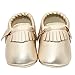 Ecosin Baby Kids Tassel Soft Sole Anti-slip Leather Shoes Infant Toddler Shoes