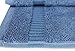 SALBAKOS Luxury Hotel & Spa Turkish Cotton 12-Piece Washcloth Set for Bath - Shower | Toallas De Baño, 13 x 13 Inch, Blue