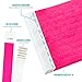 1,000 WristCo Neon Pink Tyvek Wristbands for Events - Tamper-Proof Design & Fluorescent Color Prevent Reuse Premium-Grade Bracelets for Hospital & Medical ID, Party & VIP Identification