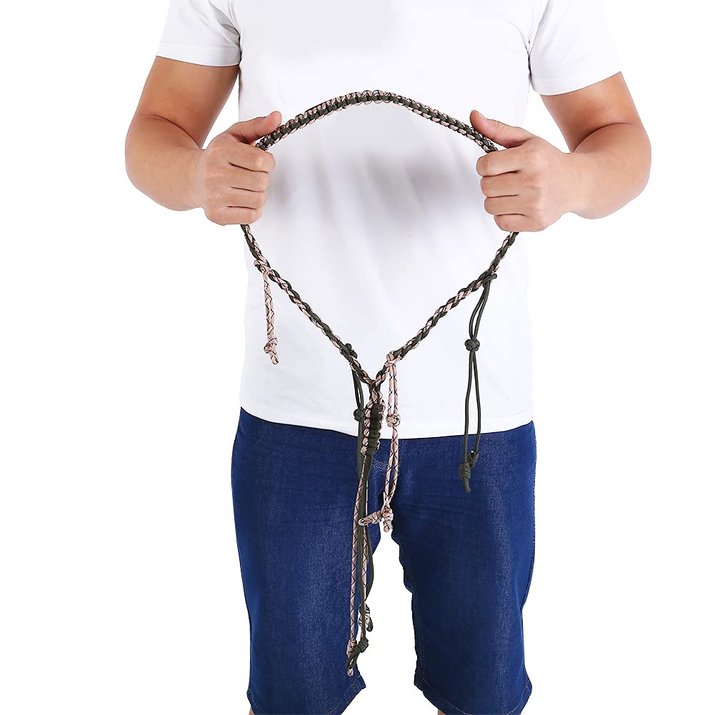 CHICIRIS Duck Call Lanyard, Durable Hunting Paracord Portable Hunting Duck Call Lanyard for Outdoor Hunting (Army Green+ACU Camouflage)