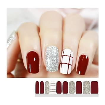 Amazon Ziv Nat 20ピース 貼るだけマニキュア ネイルシール ネイル