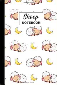 Sheep Notebook: Sheep Blank Lined Journal Notebook - Sheep Themed Gift ...