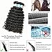 NewYou Brazilian Virgin Deep Wave 3 Bundles with Closure 8A Grade Unprocessed Human Hair with 4×4 Lace Closure Free Part Natural Color (18 20 22 with 16)