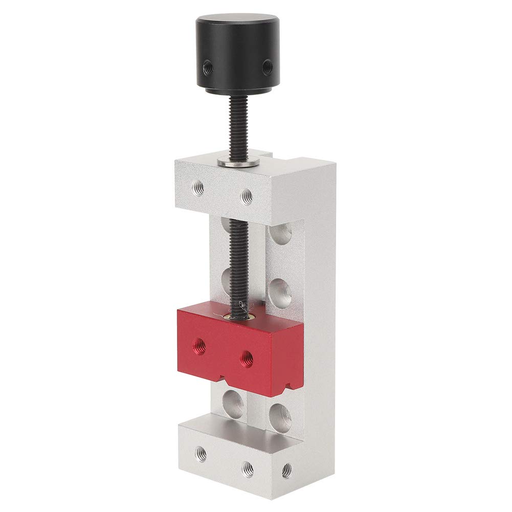 Mini Flat Vise, Aluminum 50mm Range Flat Clamp Table Bench Vise, Drill Press Vice Fixing Tool DIY Sculpture Craft Carving Tool for Watch Repairing Sculpture Craft Jewelry