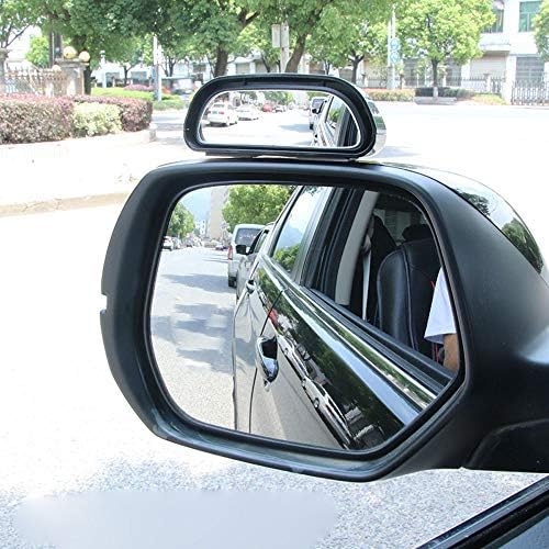 YODE 2Pcs Car Universal Side Blind Spot Mirror Adjustable Wide Angle Rear View Mirrors for Safety Auxiliary Parking Cars Truck SUV Jeep Wrangler