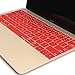 Kuzy RED Keyboard Cover for MacBook Pro 13 inch A1708 (No TouchBar) Release 2016 & MacBook 12