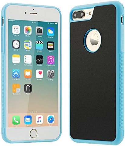 iPhone 7 Plus Case, SUKAR Anti Gravity Phone Case for iPhone 7Plus, Magical Nano Can Stick to Glass, Whiteboards, Tile and Smooth Flat Surfaces for iPhone 7 Plus (iPhone 7 Plus Blue)